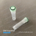 PC Plastic Cryovials 2ml Lab Usa CE